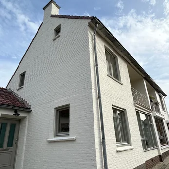 Buitengevel repareren en texen